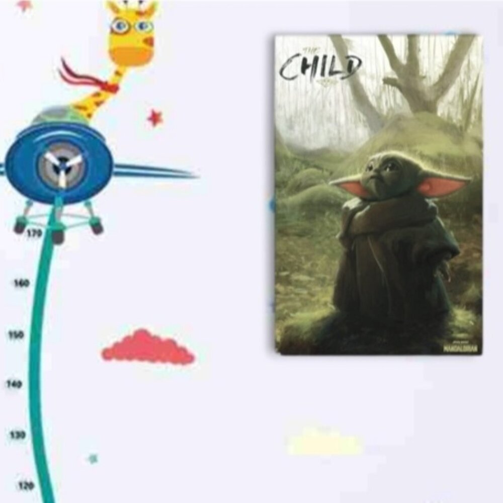 STAR WARS The Mandalorian "Grogu" in Forest Poster 18"×24" Brand New - Picture 3 of 5